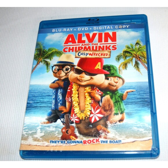Alvin and the Chipmunks: Chip Wrecked Blu Ray - Picture 1 of 3